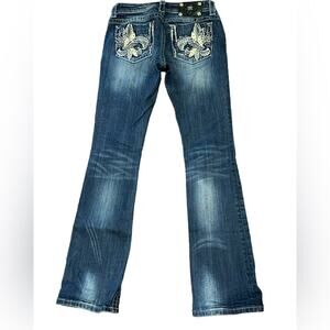 Miss Me Women’s 29 x 33 Embellished Pocket Bootcut Jeans (mislabeled as 26)